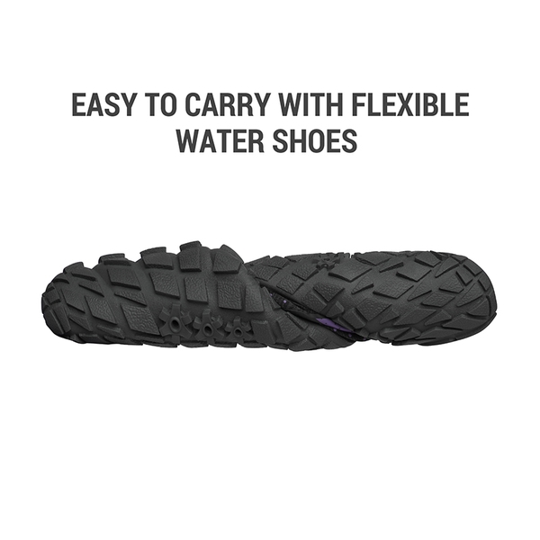 Women's Lightweight Quick-Drying Water Shoes - BLACK PURPLE - 4